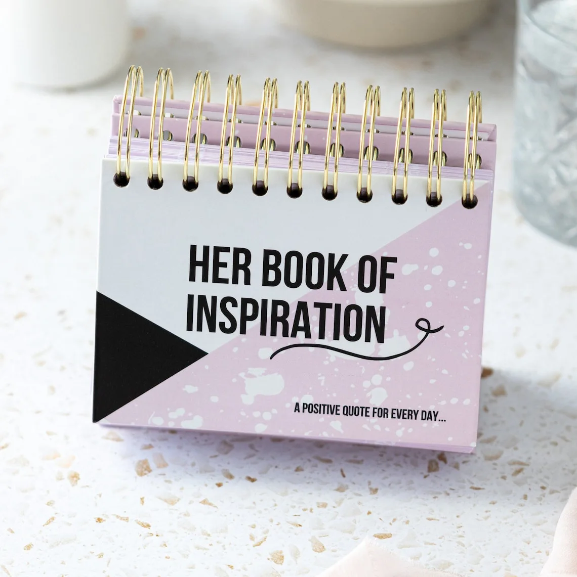 Undated Daily Planners Desk Inspirational Motivational Standing Flip Calendar Custom Printing