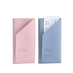 Travel Passport Wallet With RFID Protection Secure PU Leather Passport