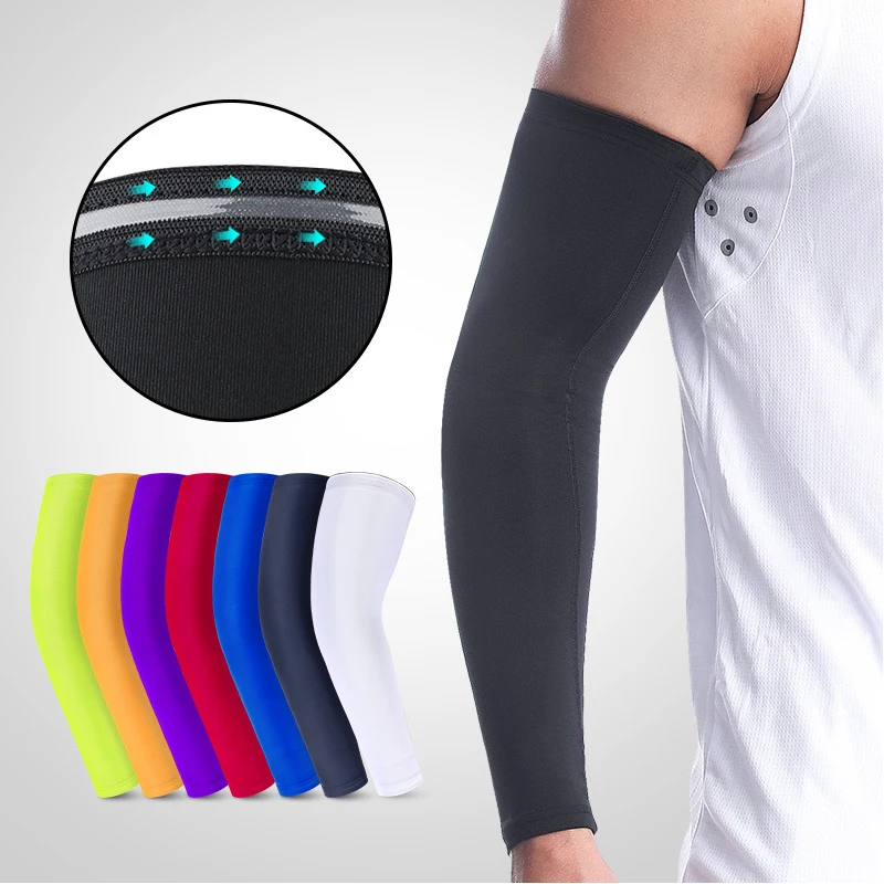 Cycling Arm Cover Sleeves Outdoor Sports Ice Sleeve Golf Cool Arm Guard Compression Sleeves