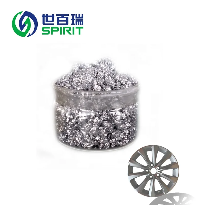 Imitation plating aluminum paste for car paint and wheel coating