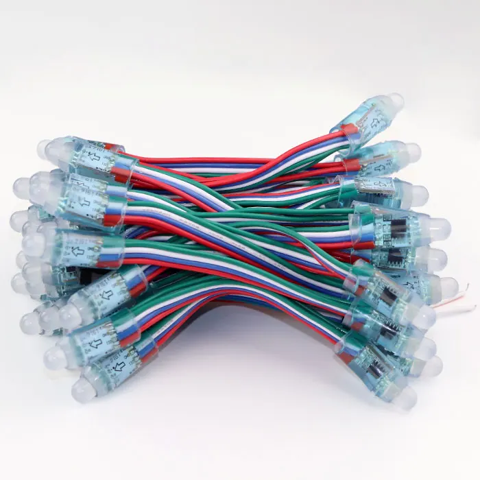 Dc5Volts 0.3W 12Mm  Ip67 1916IC Waterproof Rgb Led Pixel Light For Facade Project