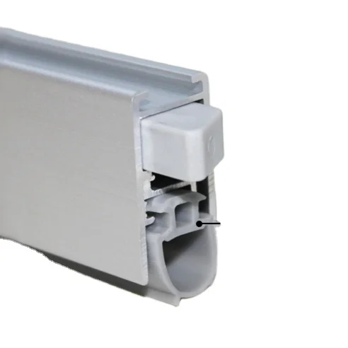 Aluminum automatic door bottom drop down seal under the door