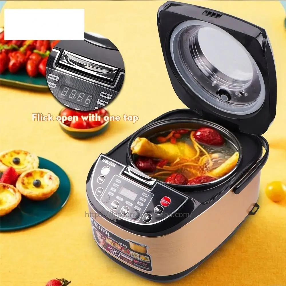 Кухонная посуда из нержавеющей стали с антипригарным покрытием 4 л/5 л 900 Вт