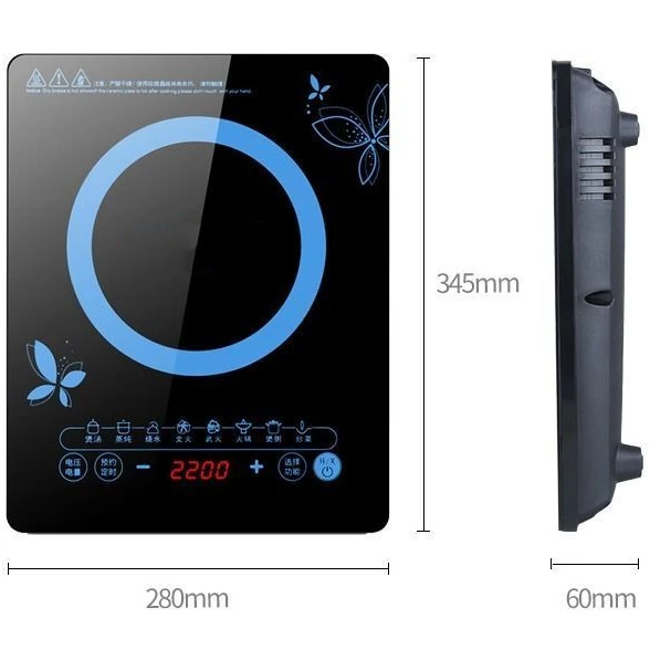 Induction Cooker 85-280V 2000W Hot Pot Infrared Electric Cooker Stove Induction Cooktop Small Ultra Thin Induction Cooker