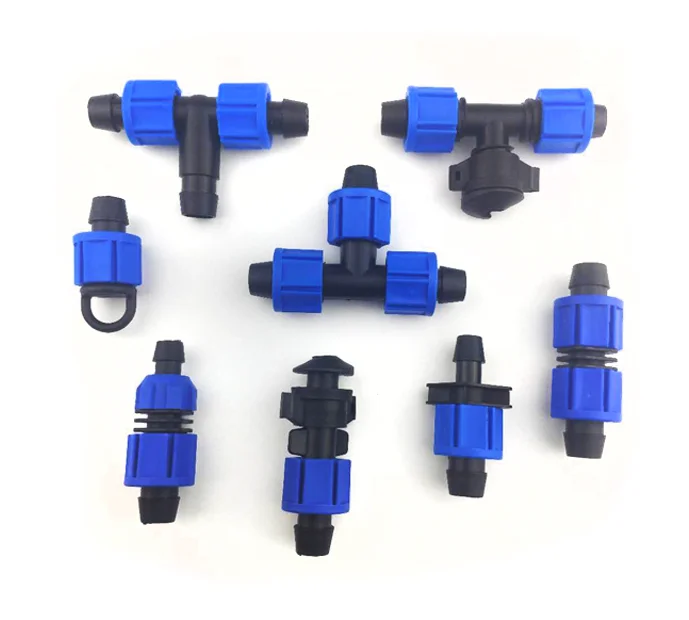 Farm Irrigation System Garden Tools drip tape irrigation fittings accessories of valve and coupling