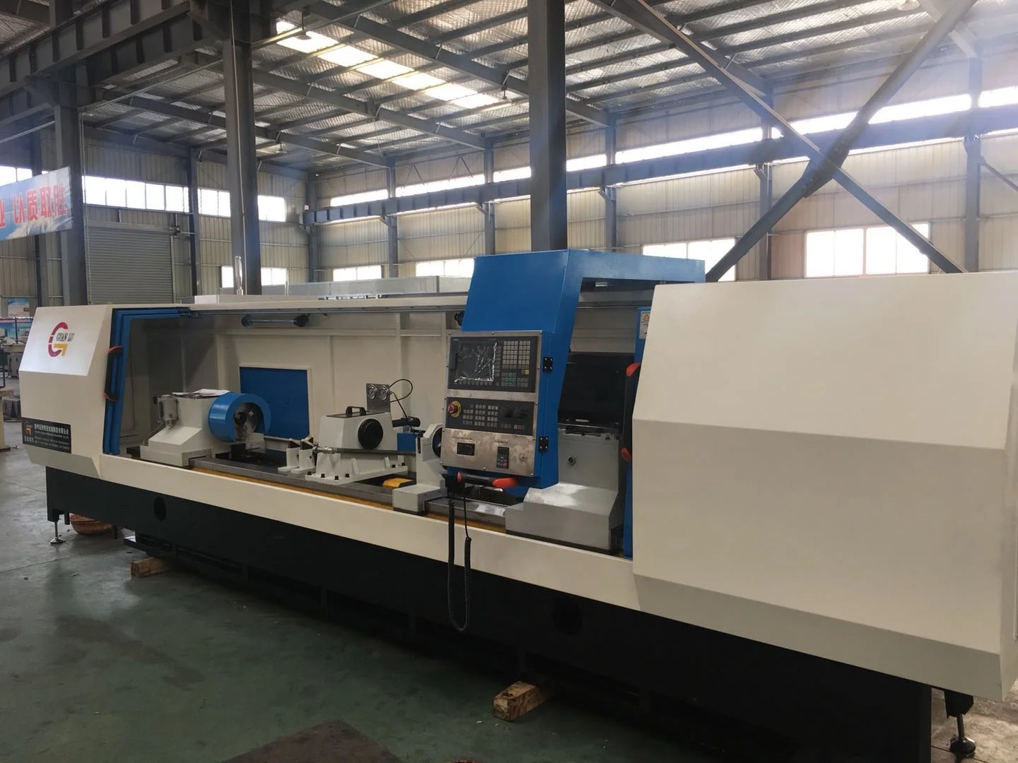 BTA and gundrilling combined machine in double spindle structure