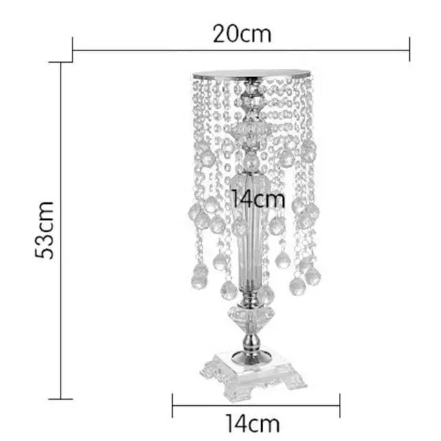 European Style Ornaments Wedding Party Home Event Decoration Crystal Flower Stands Wedding Table Decoration Centerpieces