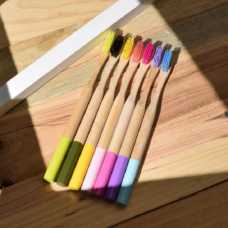 AIWO Free Sample Custom Wholesale Biodegradable Eco Friendly Soft Bamboo ToothBrush