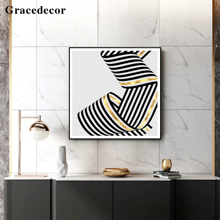 
Artwork Modern Posters Glass Wall Art Home Decor Wholesale Abstract Painting 