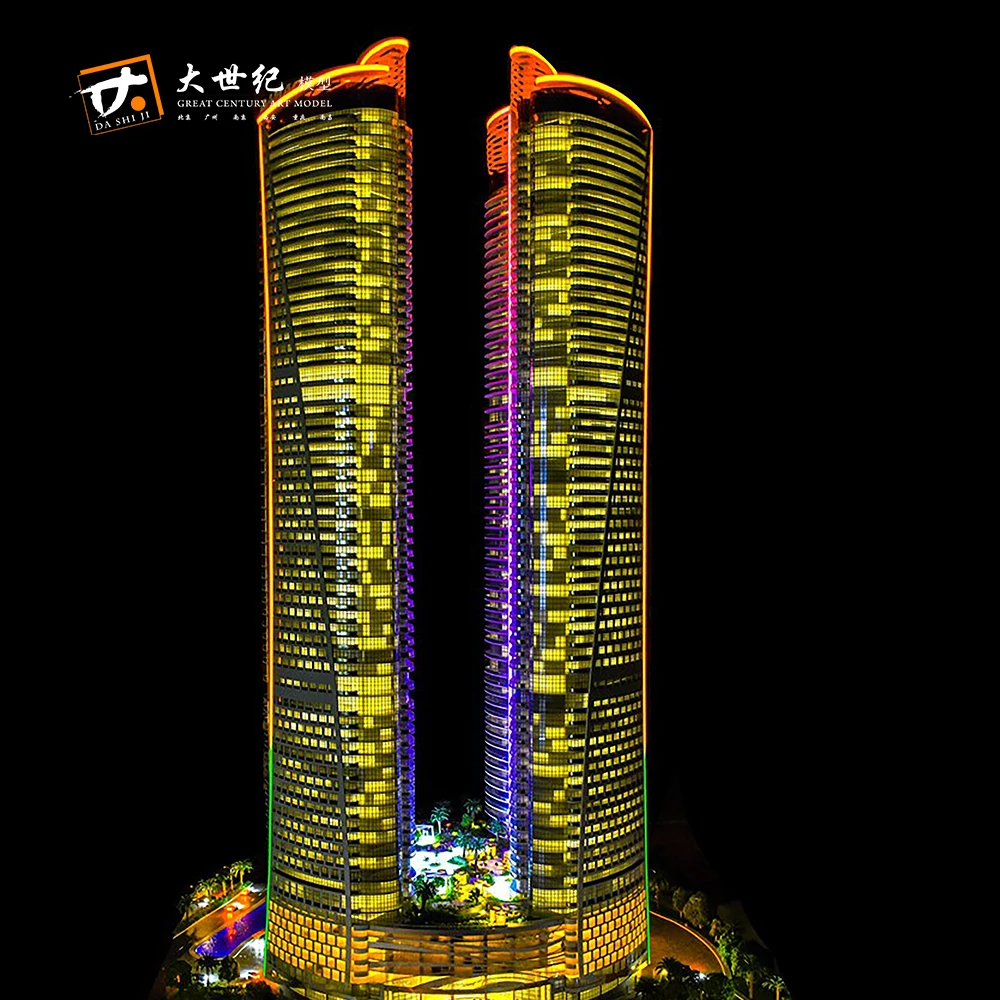 
Acrylic scale model building architectural model maker for usa house 