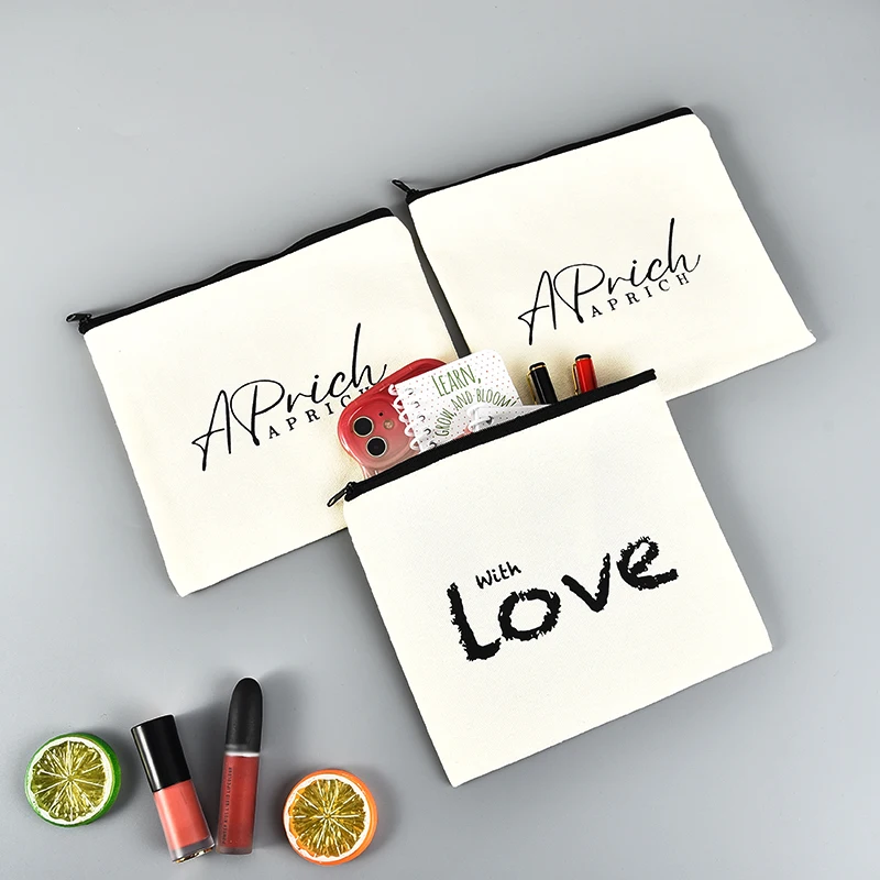 Custom Logo Tear resistant Waterproof Small Lightweight Cosmetic Makeup Bag Dupont Tyvek Pouch