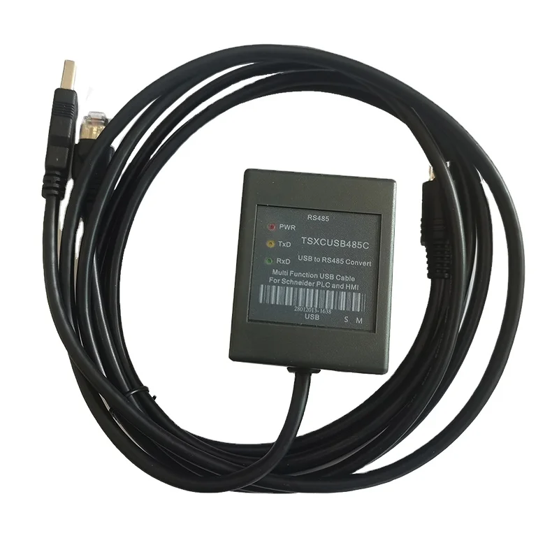 TSXCUSB485C Multi-function USB Cable USB TO RS485 Converter  For Schenider PLC and HMI Include cable TSXCRJMD25