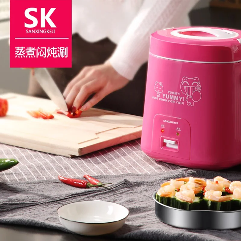 Household kitchen appliances automatic cooking rice cooker 1.2L smart rice cooker