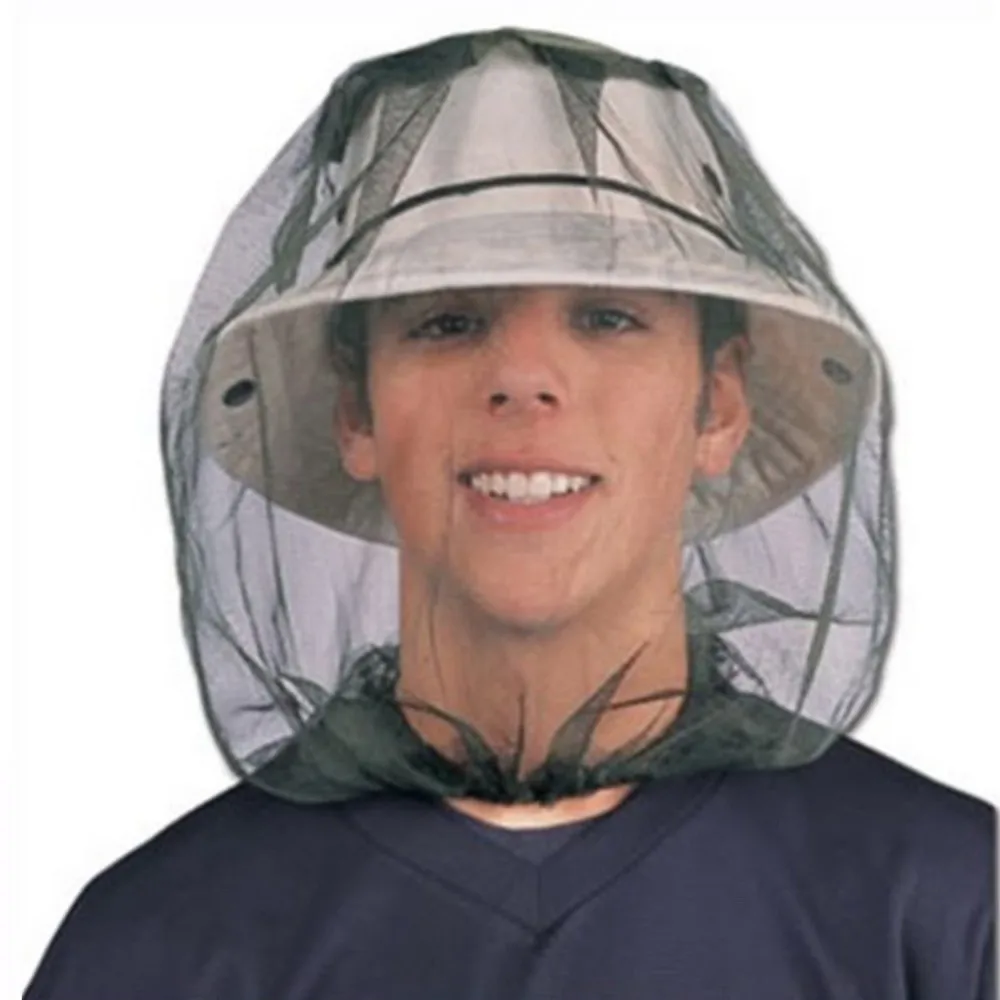 High quality breathable sun mask mesh hat outdoor fishing hat mosquito head net