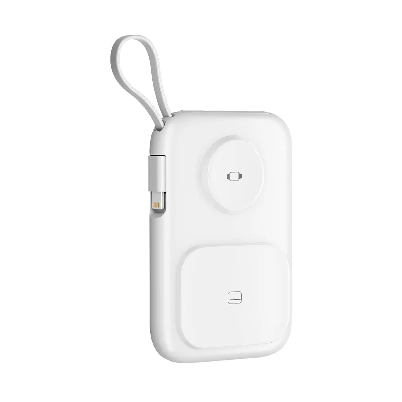 New trend watch 5000 mAh wireless magnetic suction mobile power bank