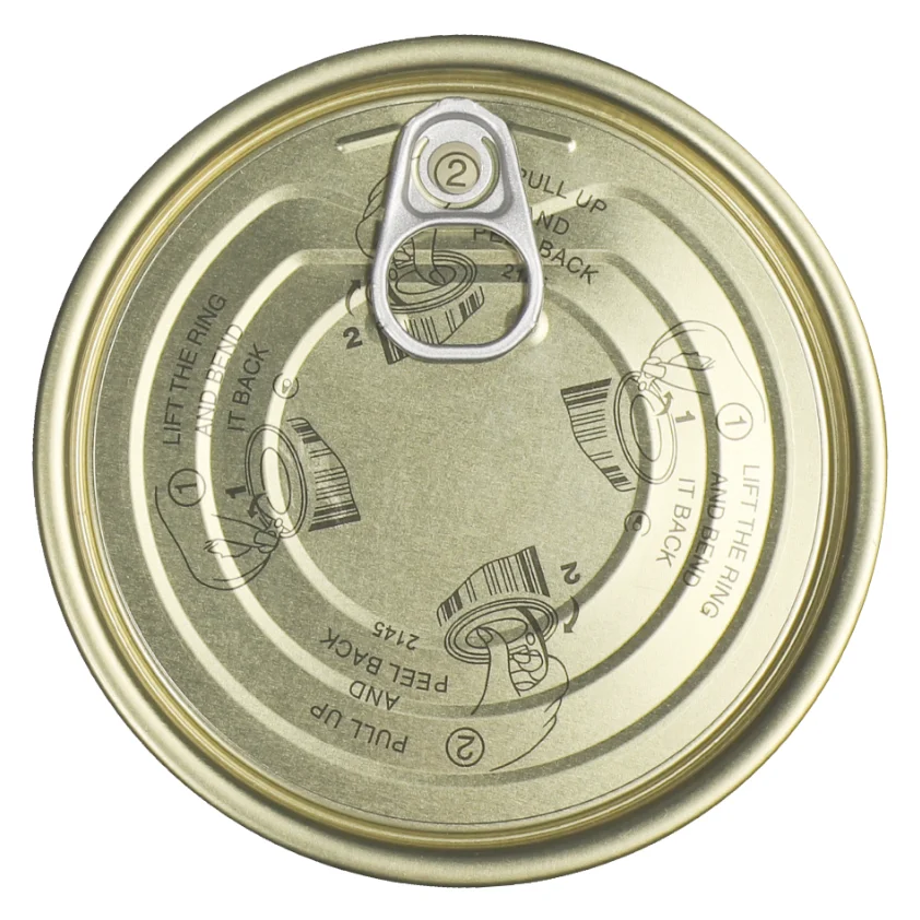 Manufacturer canning lids easy open end easy open lid tinplate eoe for cans