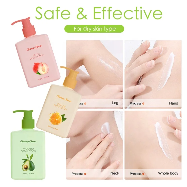 Wholesale Private Label Fruit Extract Body Lotion Organic Body Care Whitening Body Milk Lotion