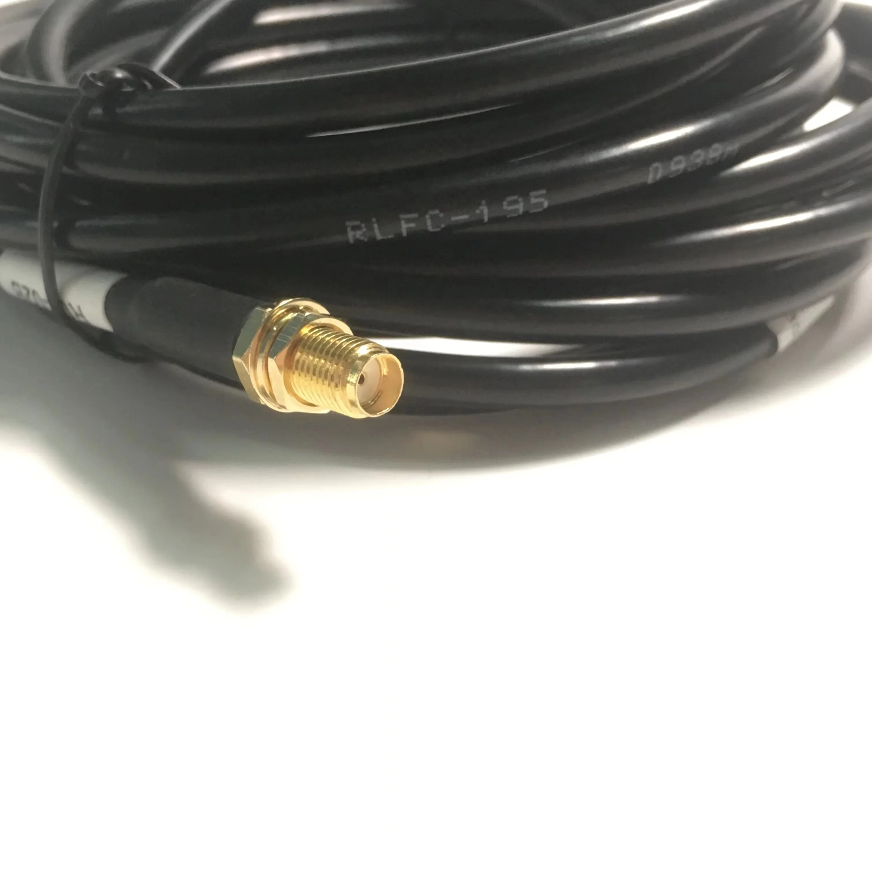 50ohm LMR195 RG58 High Quality Pigtail Cable Double SR SMA Male to SMA Female Dc-6ghz Black COAXIAL Rf Cable 5 Over 1 Pc1 Cable