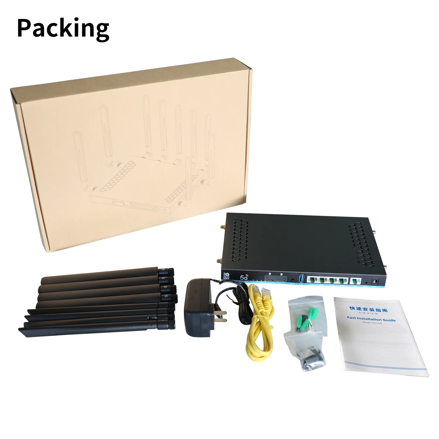 Gigabit 3000Mbps dual band 802.11ac/ac wifi 4G LTE 5G wifi 6 modem router with sim card slot