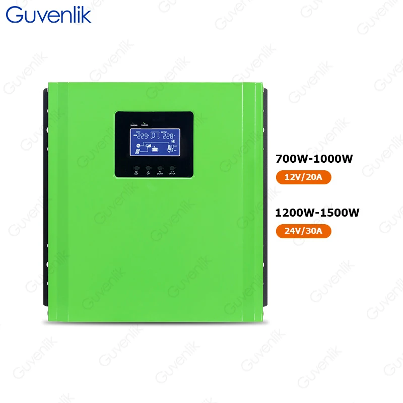 Guvenlik  wall mounted 1000va hybrid solar inverter TUYA WIFI 4G 700 watt 700W