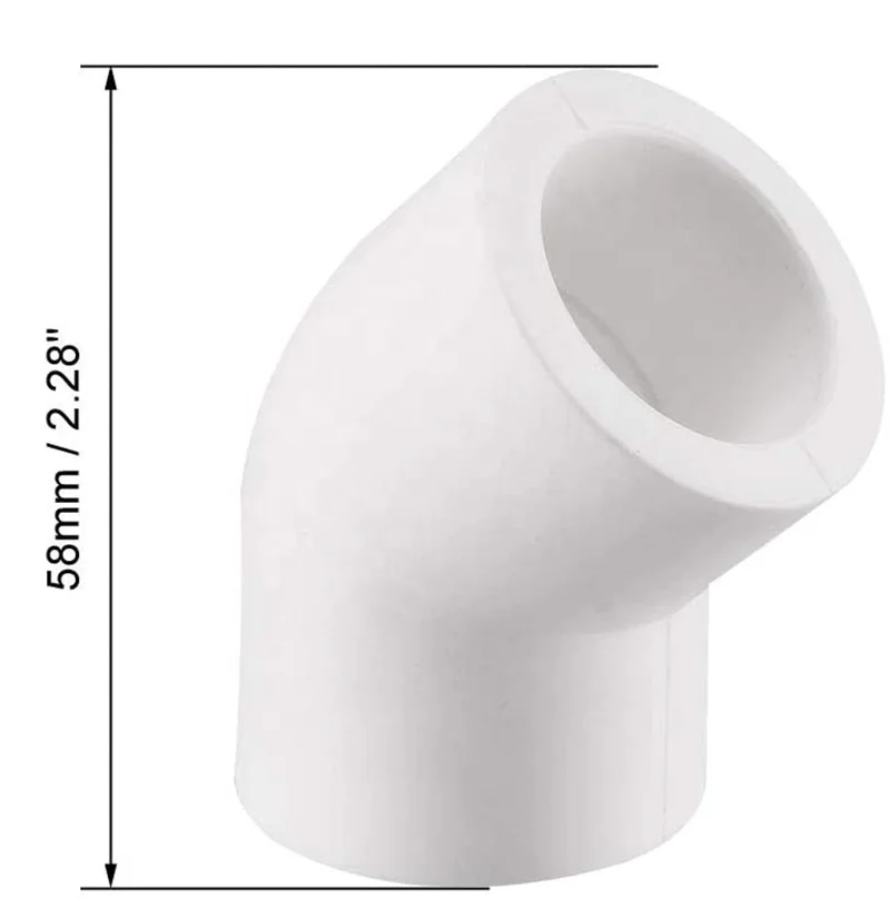 YIFENG PPR 45 Degree Elbow DN40 PPR Pipe Fittings 45 Degree Elbow plumbing fittings names