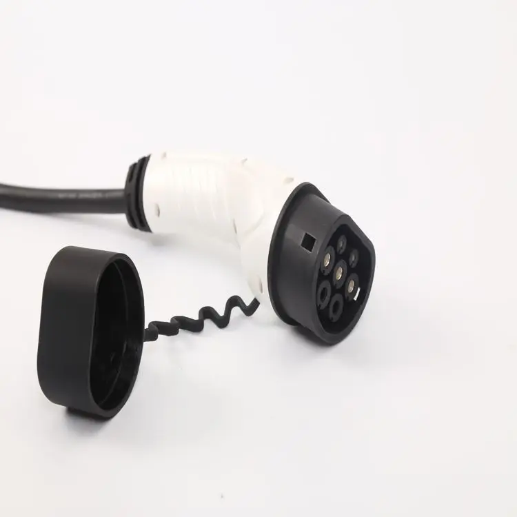 fisher AC Type 2 to Schuko plug 16 Amp 250 Volts EV Charging Cable with control box current adjustable portable ev charger