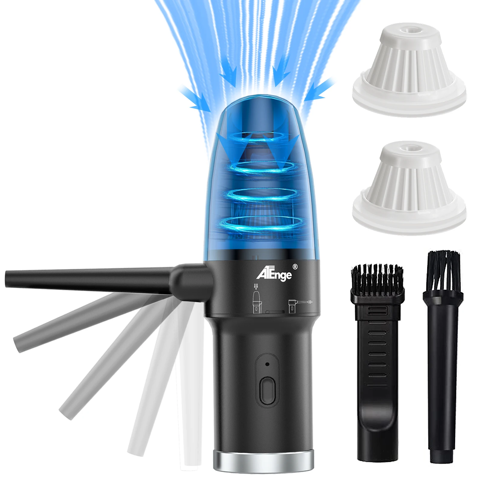 Cordless Air Duster Gun For Car Vacuum Cleaner OEM/ODM Orders Are Welcomed Computer Duster