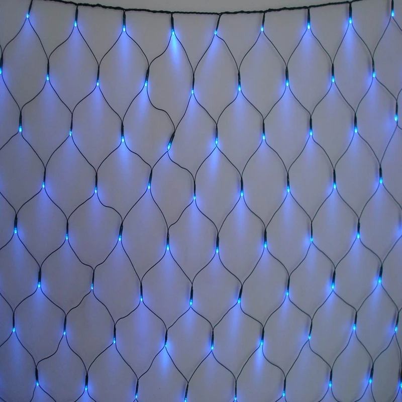 Outdoor Christmas Street Light Decoration With Custom Logo led fiber optic net light