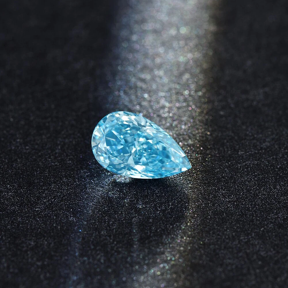 SuperGS Factory Wholesaler HPHT Lab Grown Fancy Intense Blue Diamond Loose Diamonds Higher Quality Fancy Diamond