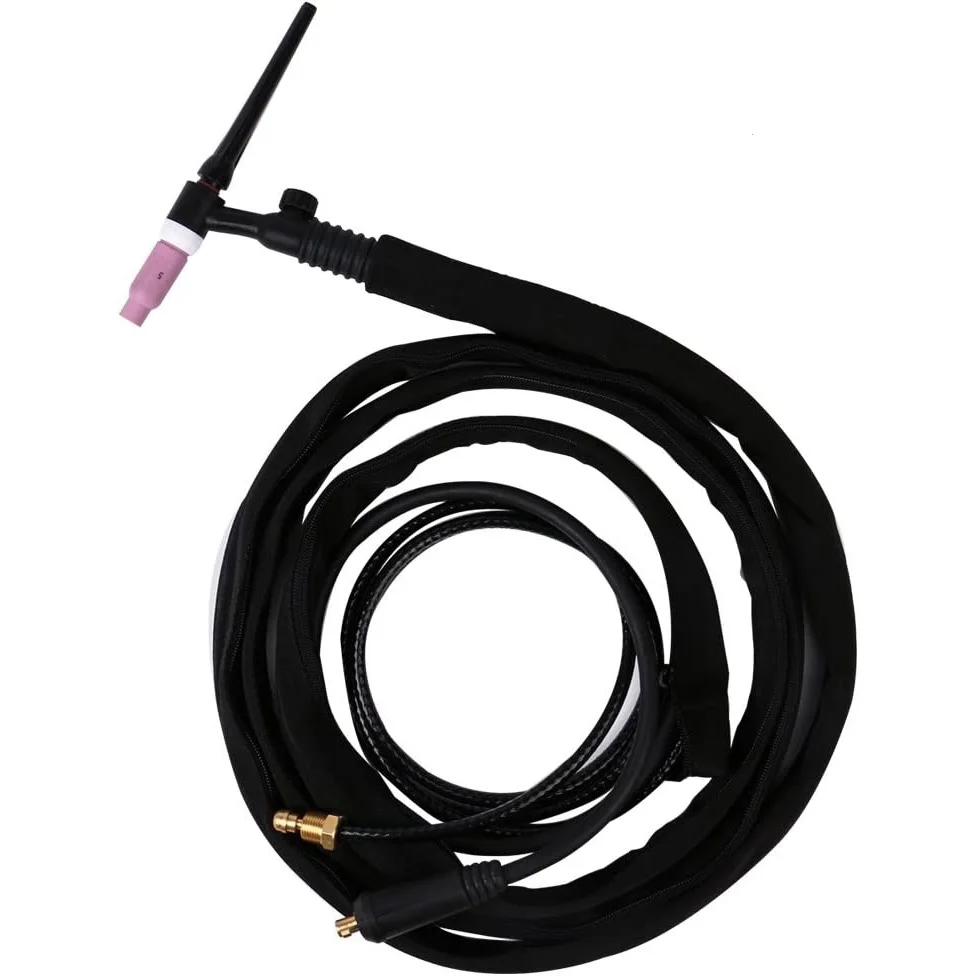 new WP-17FV-12.5-2 Flexible Head Valve 150Amp Air Cooled TIG Welding Complete Torch with 12.5 foot Rubber Power Cable