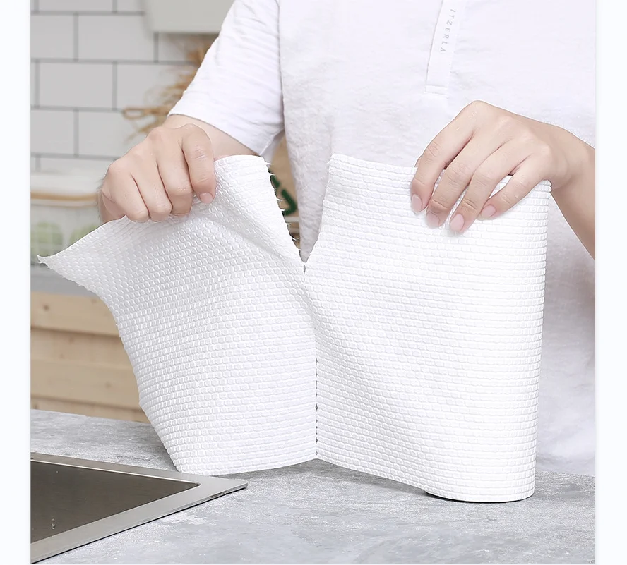 Magic Disposable Dish Cloth for Kitchen,Washable Cleaning Cloths Roll,Dual Purpose Dishcloths Rag for Washing