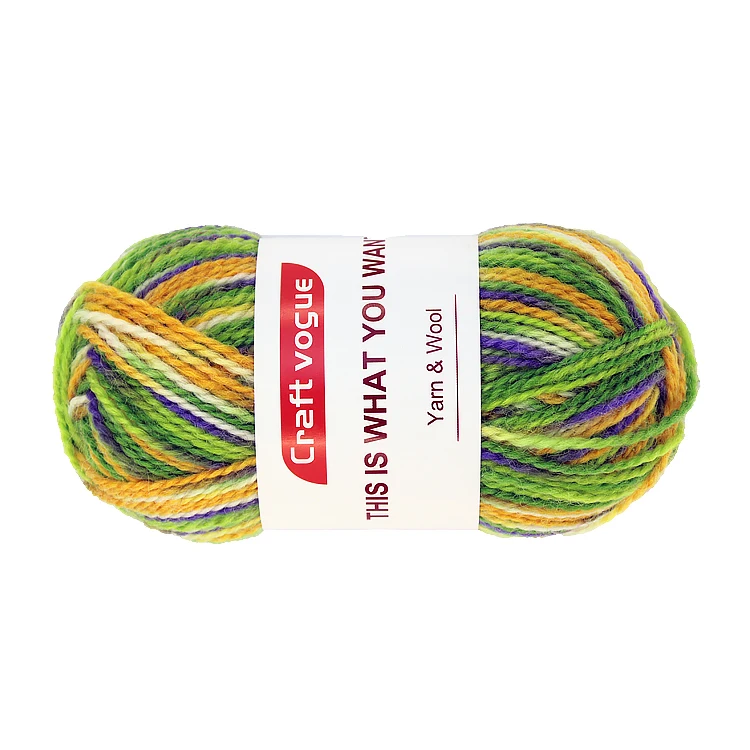 Craft Vogue wholesale 50g 2ply custom wool acrylic blend yarn for hand knitting and sale