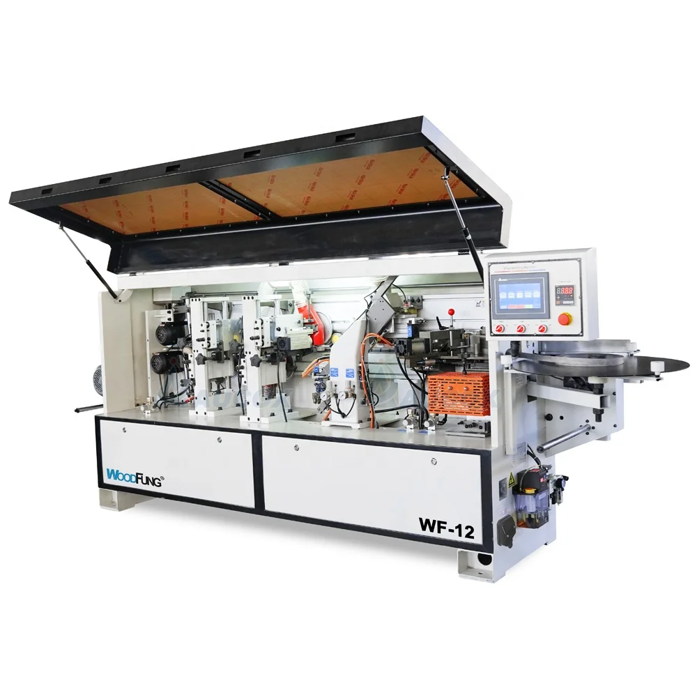 Auto Woodworking Edge Banding Machine WF12 for PVC Edge Band in Furniture Industry