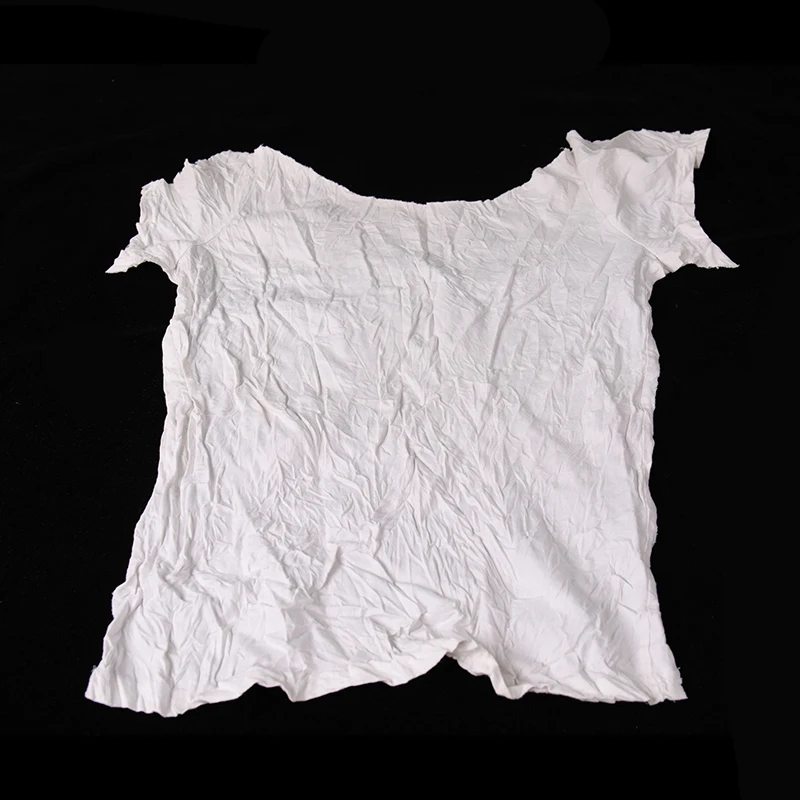 Wiping Cloth Garment Scraps Wiping Cloth White Color Used T Shirt Rags Painter Wiping Cotton Rags
