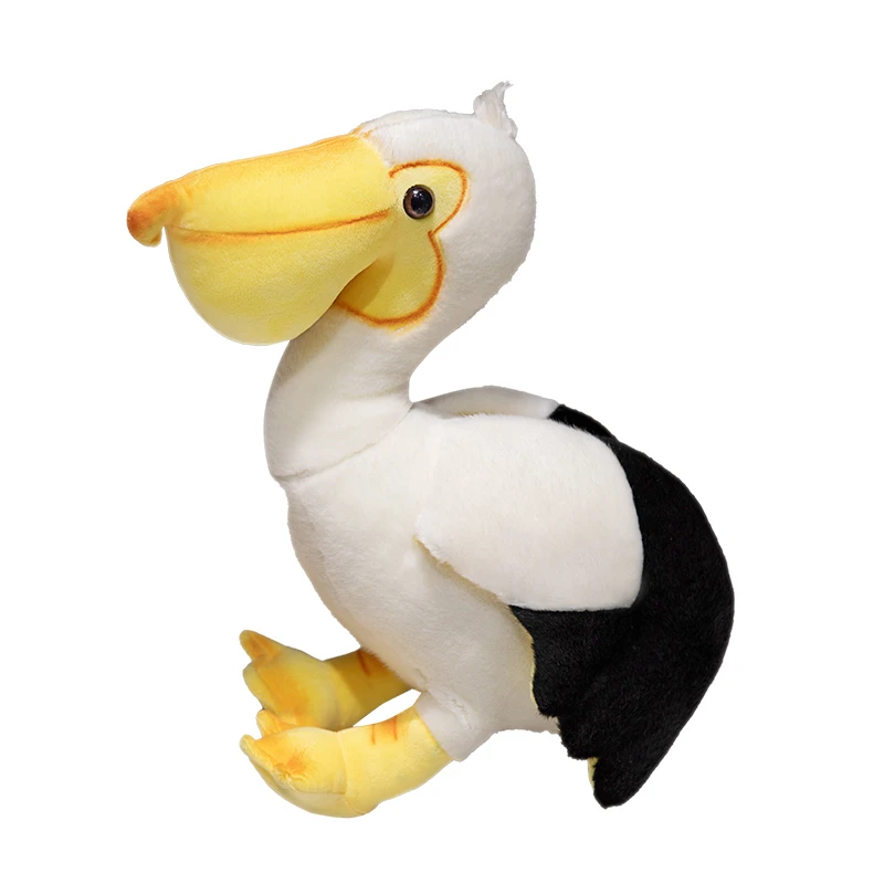 custom Long billed bird plush toy Pelican platypus mallard duck pelican simulation plush toy stuffed animal toy pillow peluche