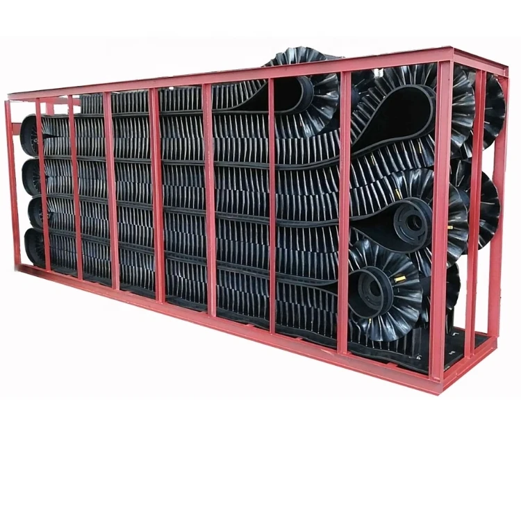 Side Wall Belt for Conveyor Steep Angle Sidewall Conveyor Belt Skirt Cleated Ribbed Rubber Conveyor Belt