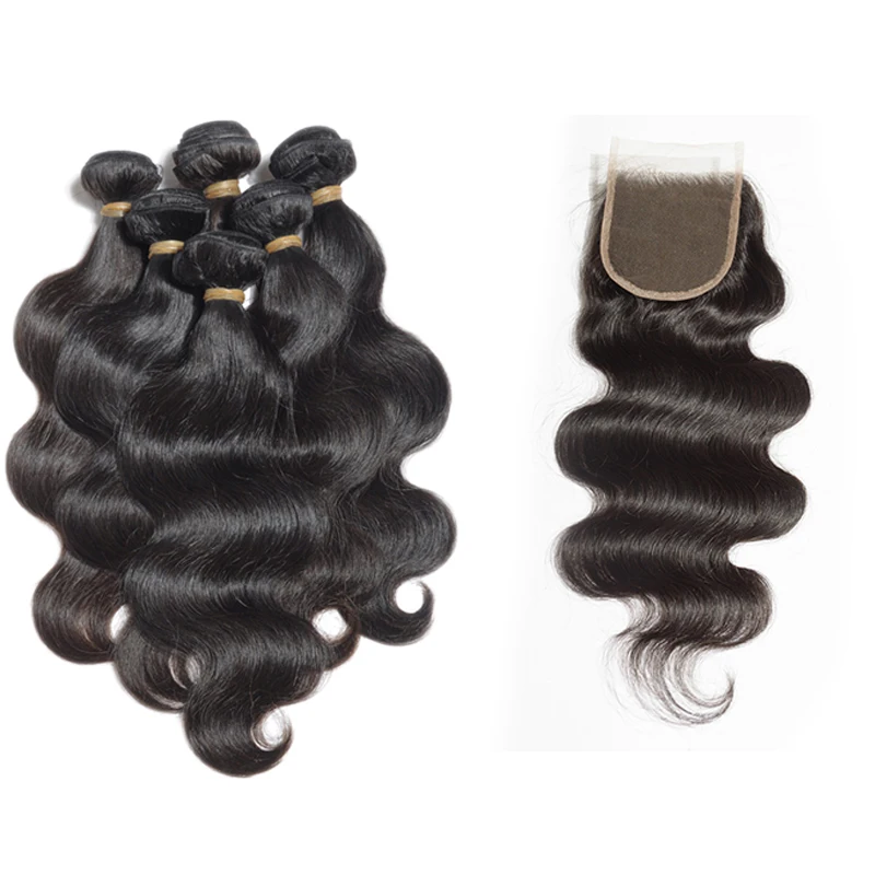 Оптовая продажа, натуральные бразильские волосы с выравненной кутикулой, пряди из смеси человеческих волос с застежкой, 613 прядей с застежкой