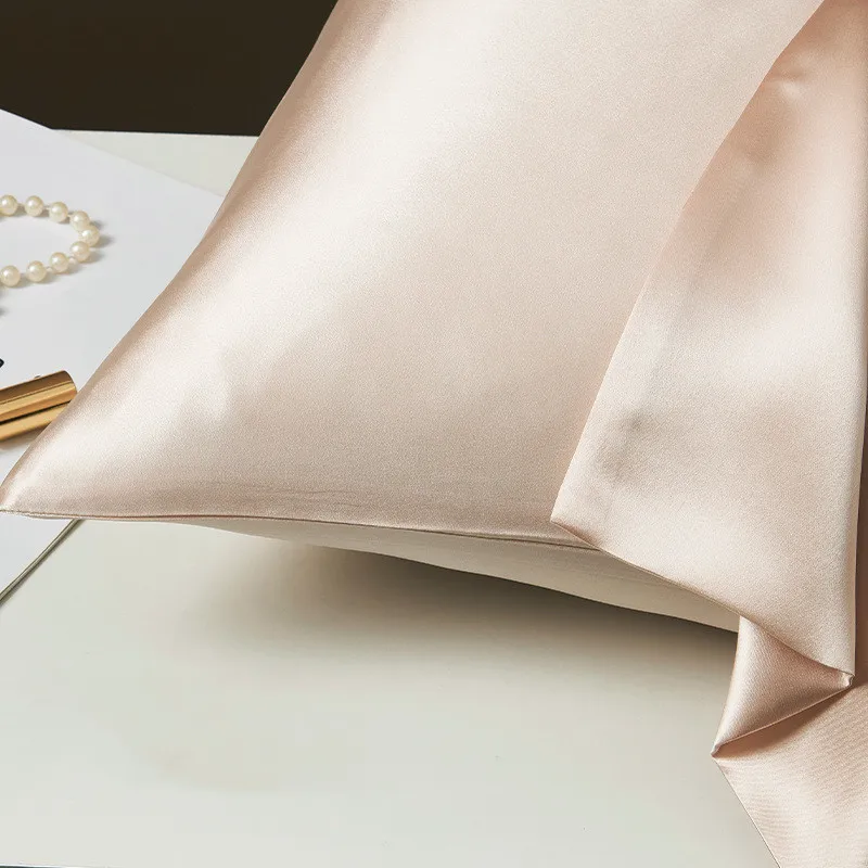 Double-sided silk mulberry silk pillowcase 19m/m bed pillowcase can be custom logo pillowcase