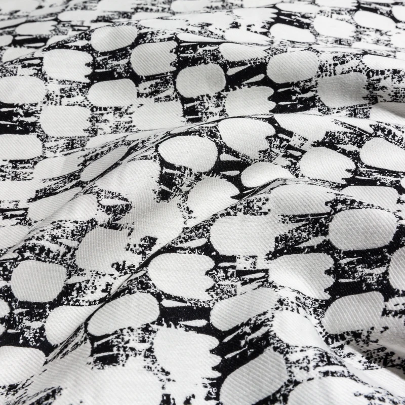 KEER Factory Customized TMD3131 Premium Brocade Polyester Lady Dress Cotton Women Brocade Metallic Jacquard Fabric for Bag