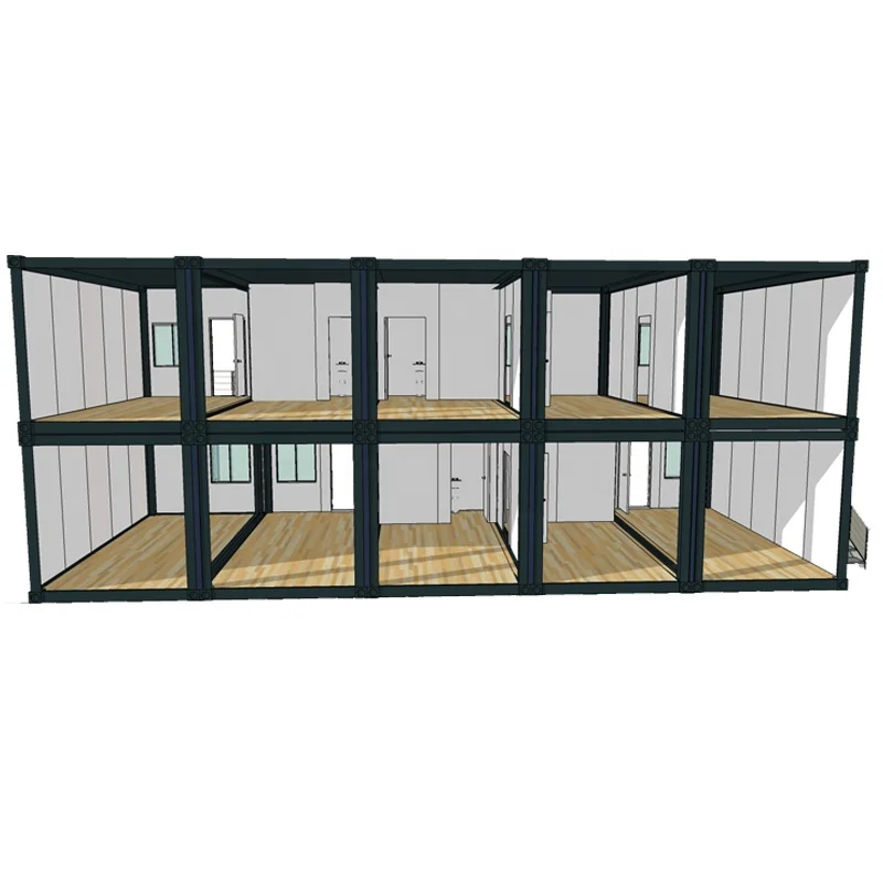 China cheap tiny house prefab office flat pack manufactured flat pack home with bathroom and kitchen of Hysun