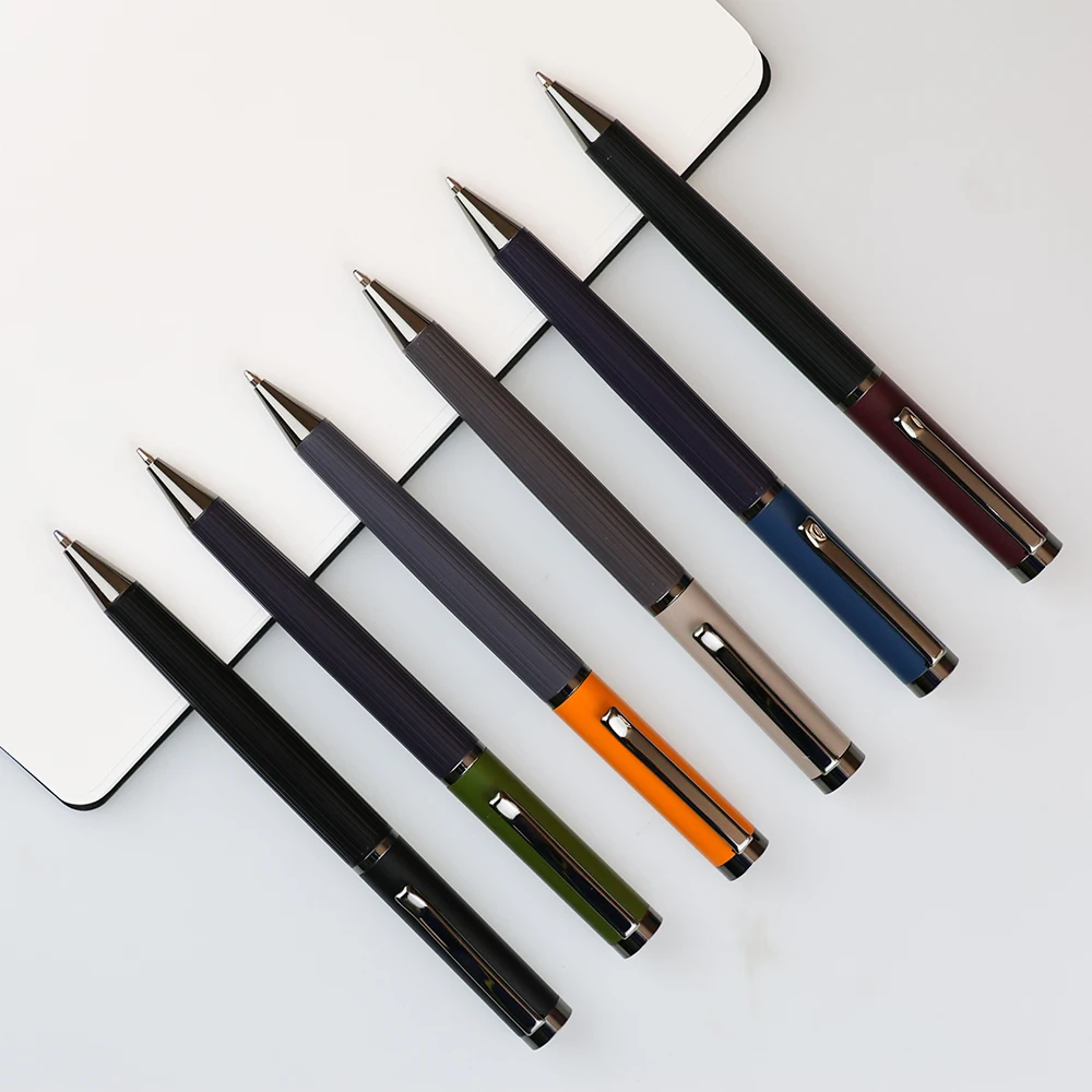 GemFully marketing stationery morandi pen new 2023 luxury metal pen with engraved logo