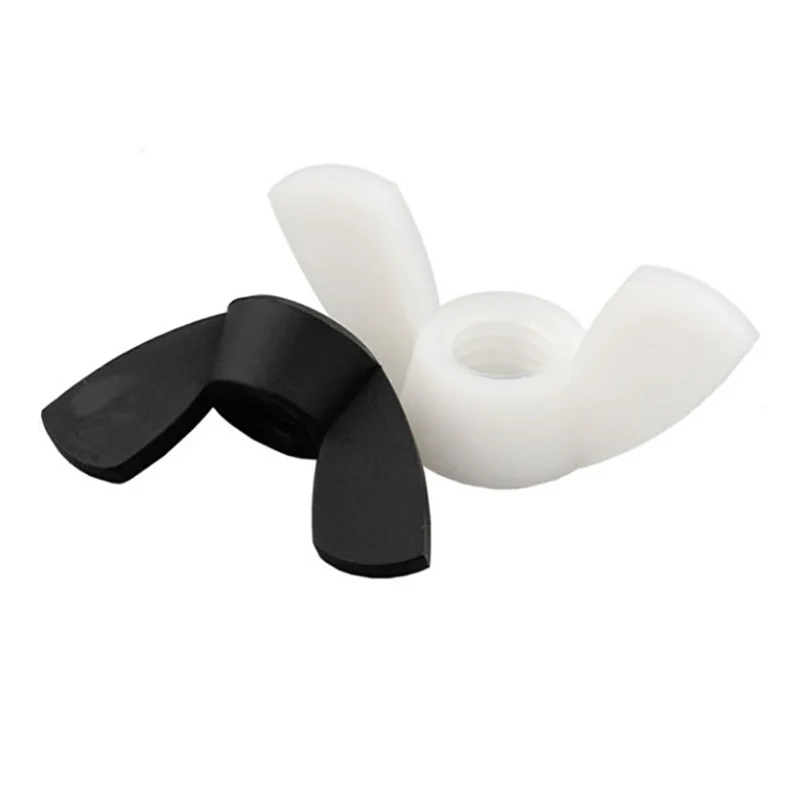 M3 M4 M5 M6 M8 M10 M12 Nylon Wing Nut Plastic Ingot Nut Butterfly Twist Nut