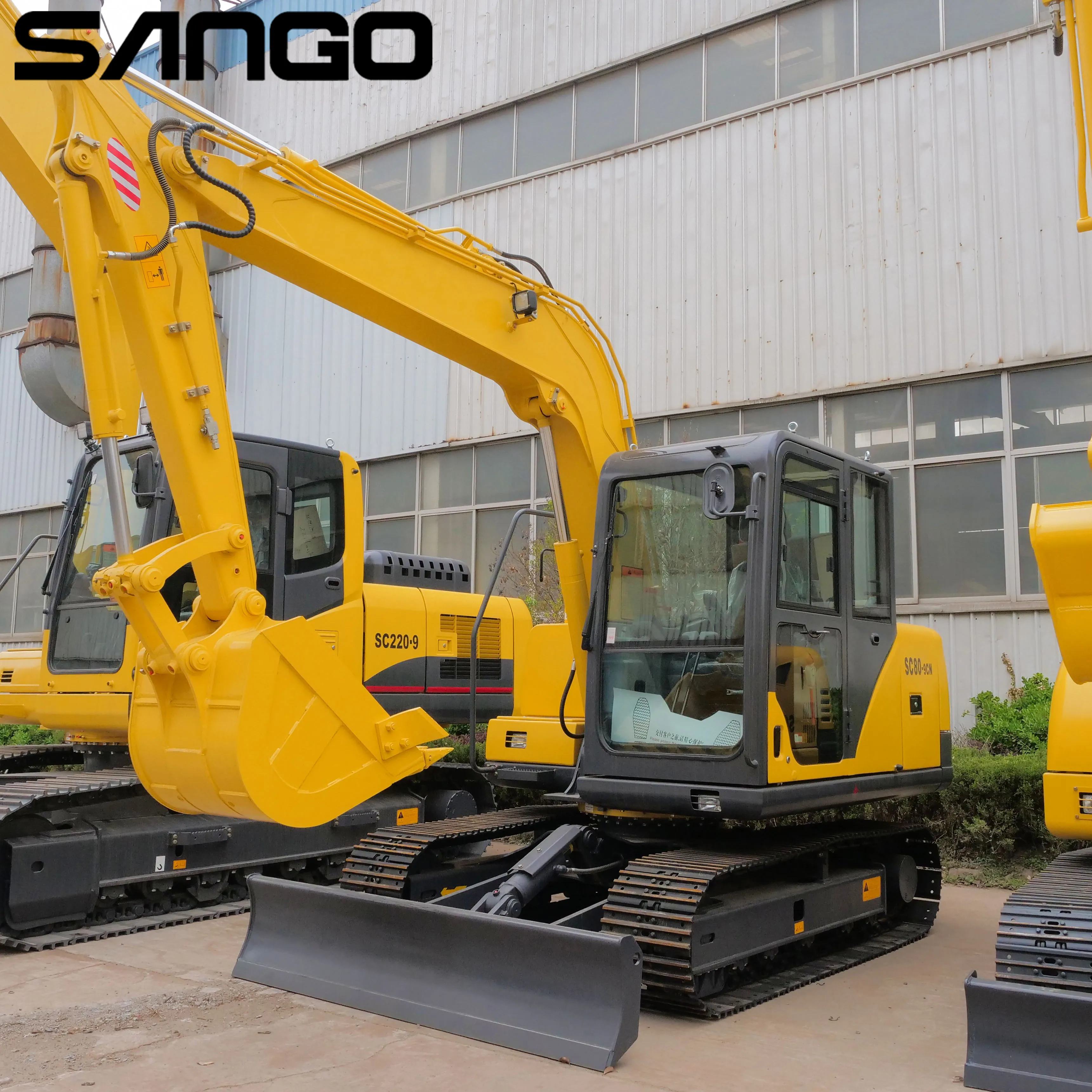 SC80.9CN  new design brand price excavator spare parts joystick 8 ton 9 ton 7 ton 6 ton amphibious for sale for malaysia