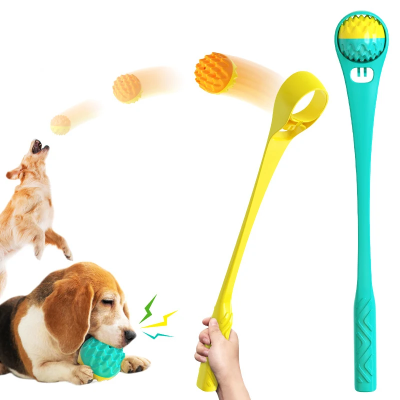 New Design Durable Outdoor Dog Tennis Ball Launcher Sport Exercise Pet Toy Ball Thrower For Dogs
