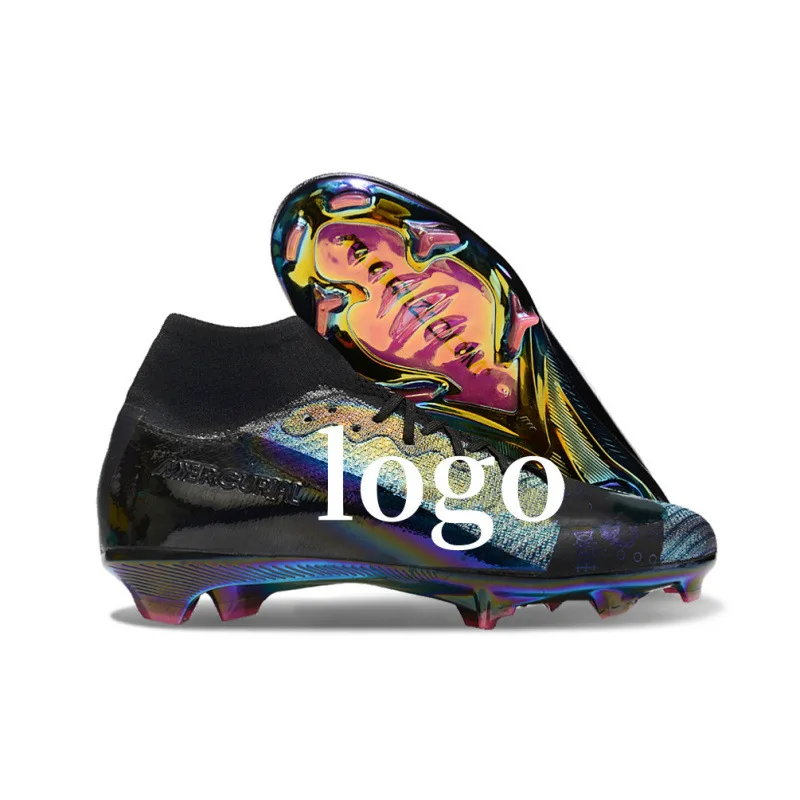 Assassin 16 Built in Full Air Cushion Waterproof Knitted Plated Bottom Luminous Surface FG Football Shoes