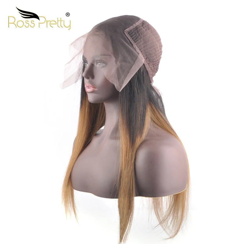 2021 hot sale Ross Pretty free sampole Cheap Wig Two Tone Color Ombre Short Lace Wig Brazilian Hair Sassoon Wig