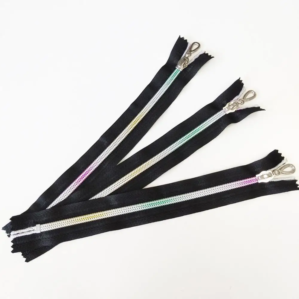 Within 2 Hours Replied Fashionable Cheap Rainbow Zipper Tape