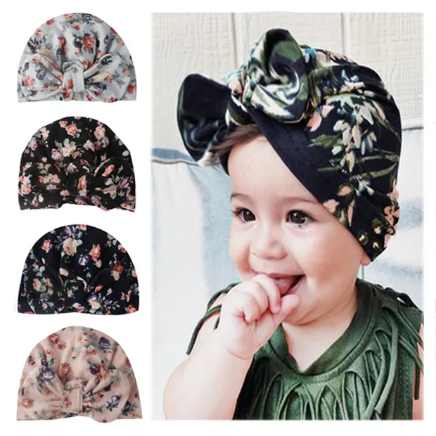 New European and American baby hair accessories baby turban hat baby girl turban