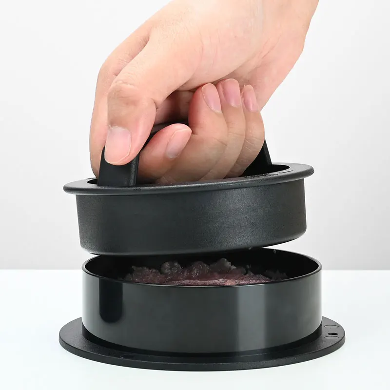 Non-Stick Hamburger Meat Mold Burger Press Patty Maker with 100 Wax Papers Set