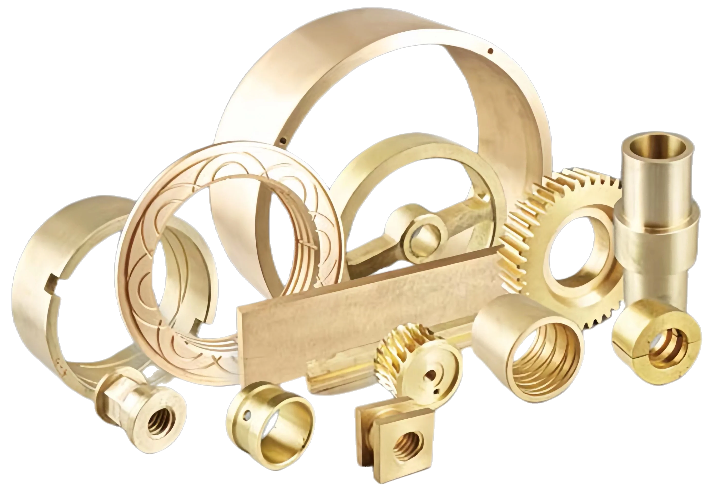 Good Quality Copper Products Wear Resistant Brass Bearing Customized Copper Bronze Bushing for Crusher